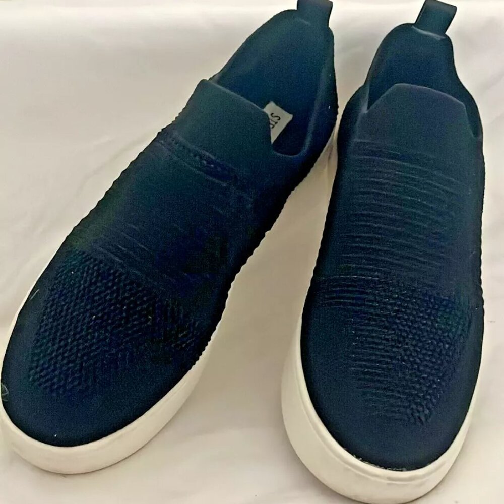 Steve Madden Beale Elastic Easy Slip-On Sneakers, Black, Womens Size US 8.5 M